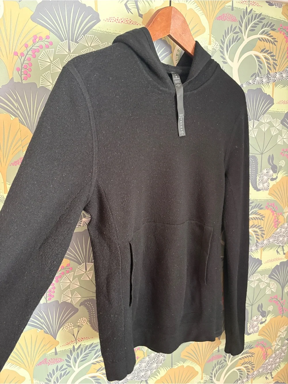 lululemon athletica Men's Black Sweater Hoodie, S